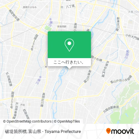 破堤箇所標地図