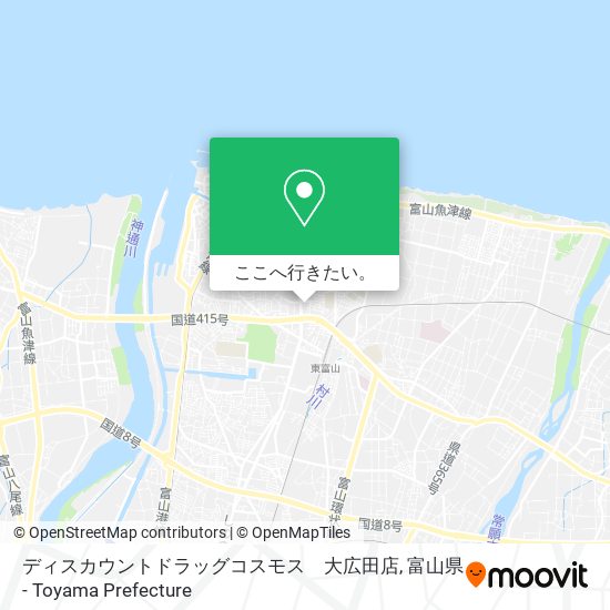 ディスカウントドラッグコスモス　大広田店地図