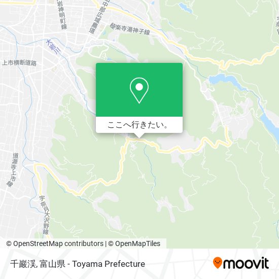 千巖渓地図