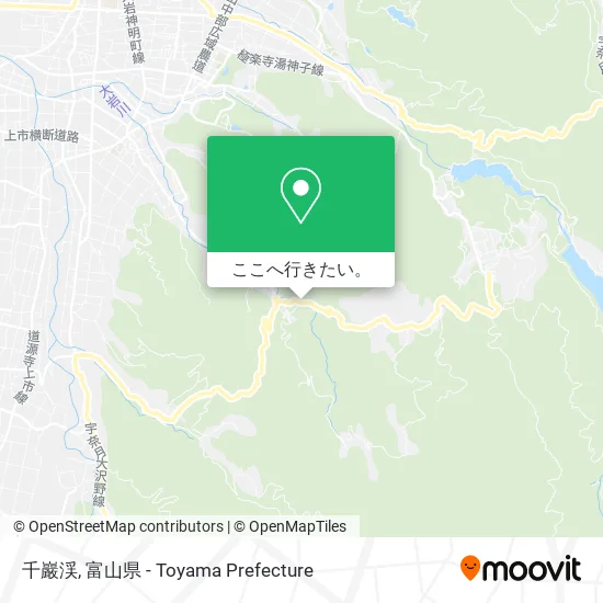 千巖渓地図