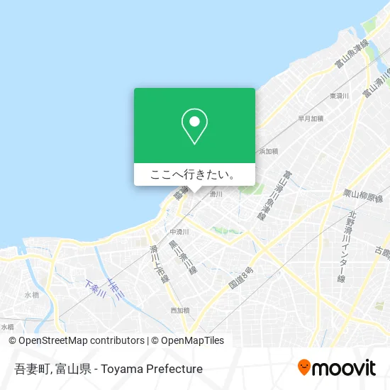 吾妻町地図