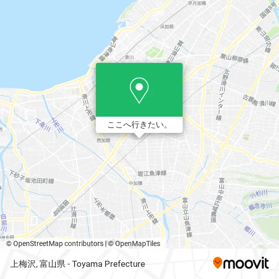上梅沢地図