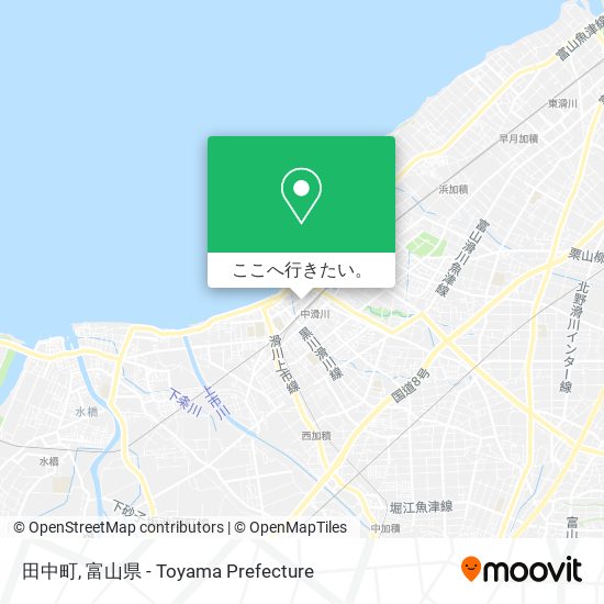 田中町地図