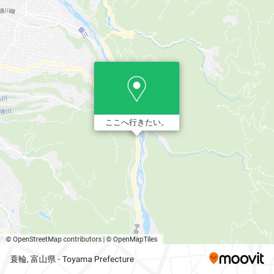 蓑輪地図