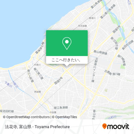 法花寺地図