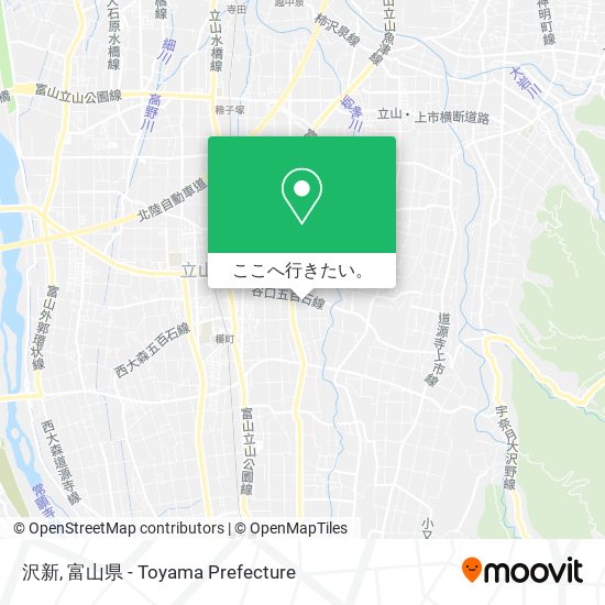 沢新地図