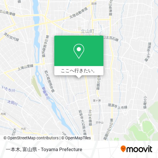 一本木地図