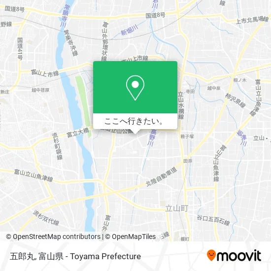 五郎丸地図