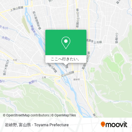 岩峅野地図