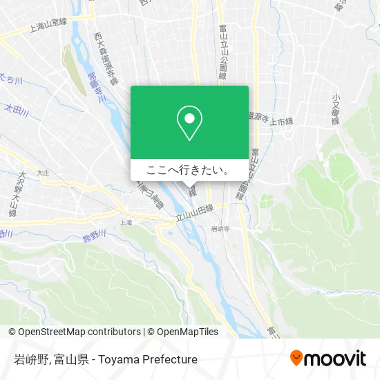 岩峅野地図