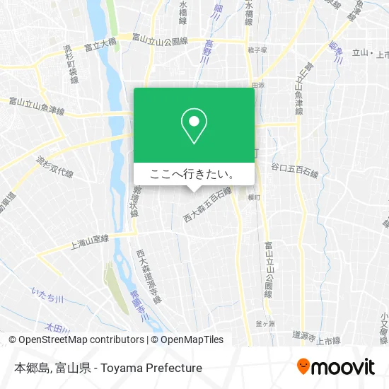 本郷島地図