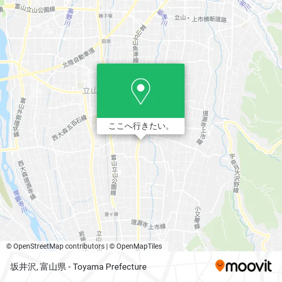 坂井沢地図