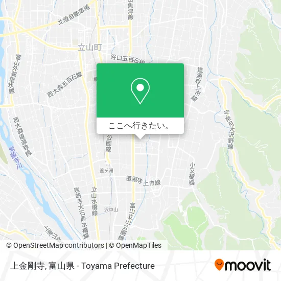 上金剛寺地図
