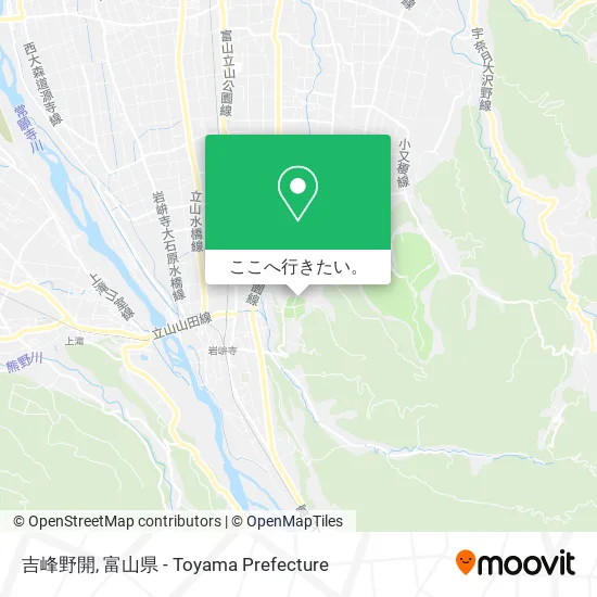 吉峰野開地図