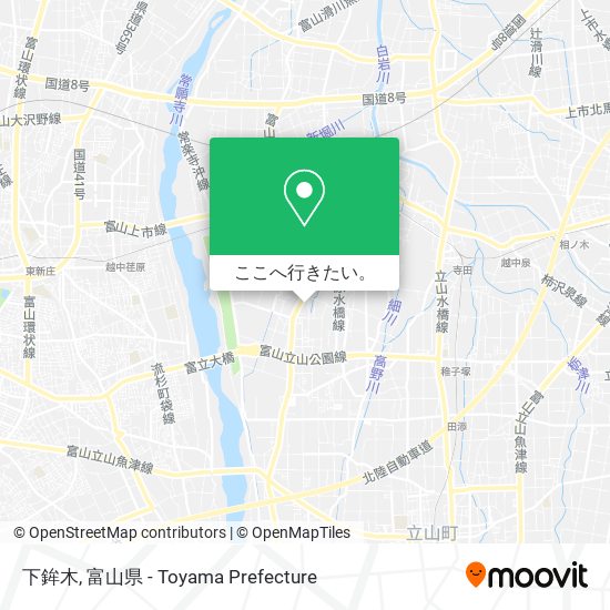 下鉾木地図