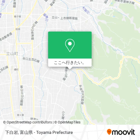 下白岩地図