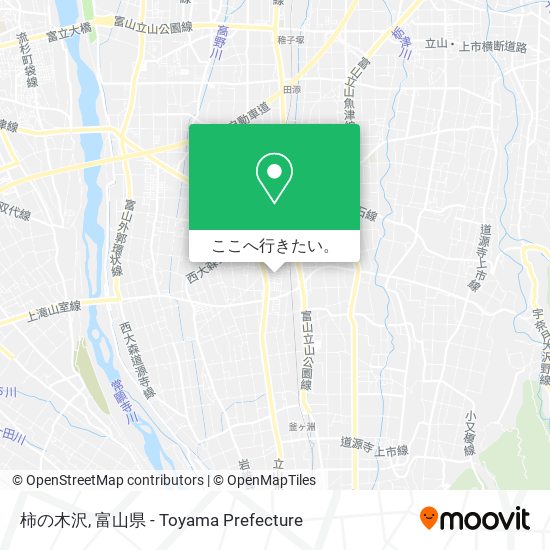 柿の木沢地図