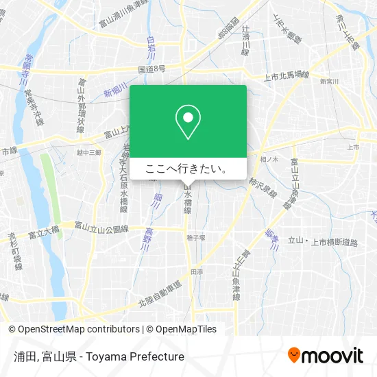 浦田地図