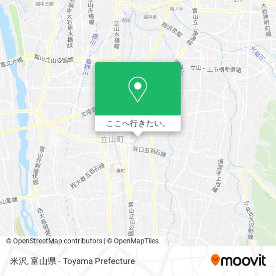 米沢地図