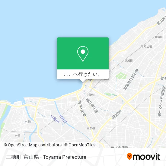 三穂町地図