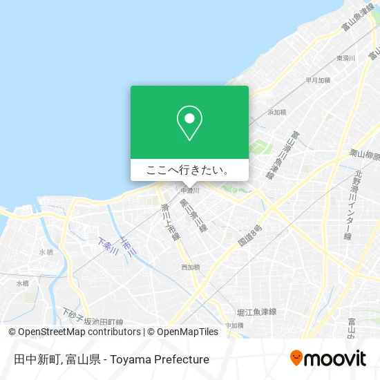 田中新町地図