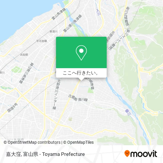 嘉大窪地図