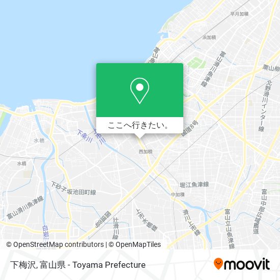 下梅沢地図