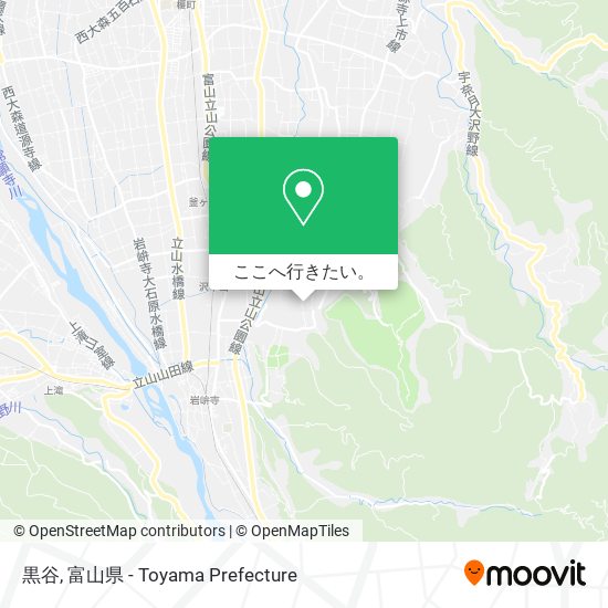 黒谷地図