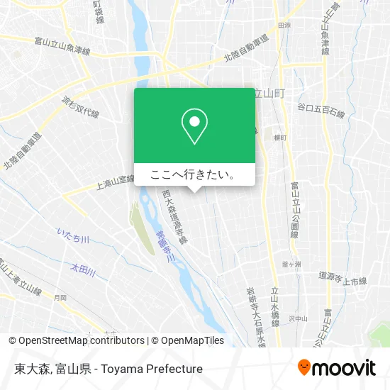 東大森地図