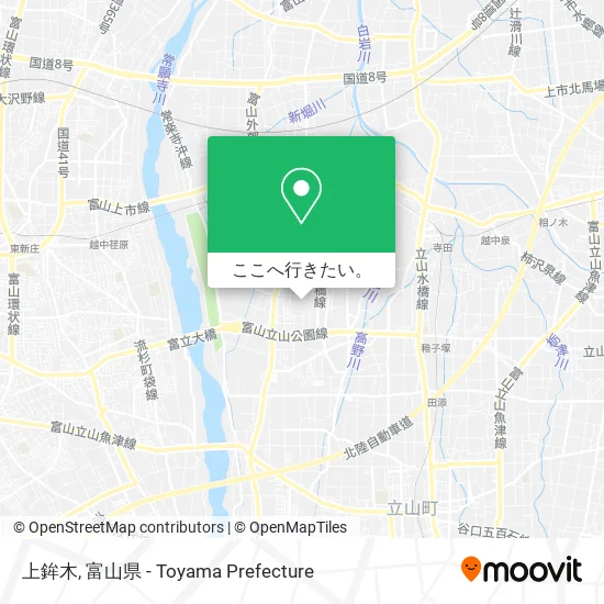 上鉾木地図