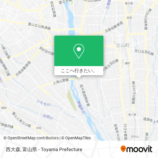 西大森地図