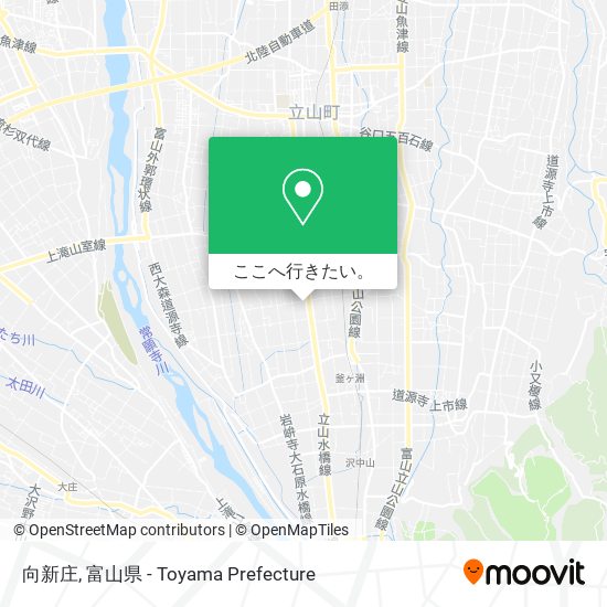 向新庄地図
