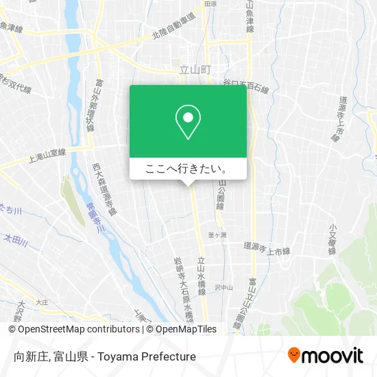 向新庄地図
