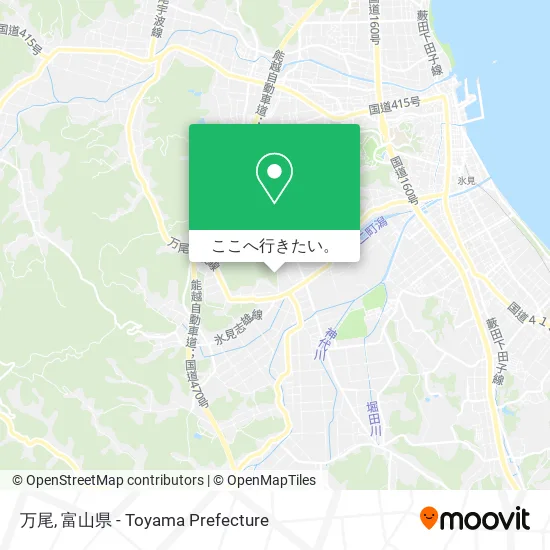 万尾地図