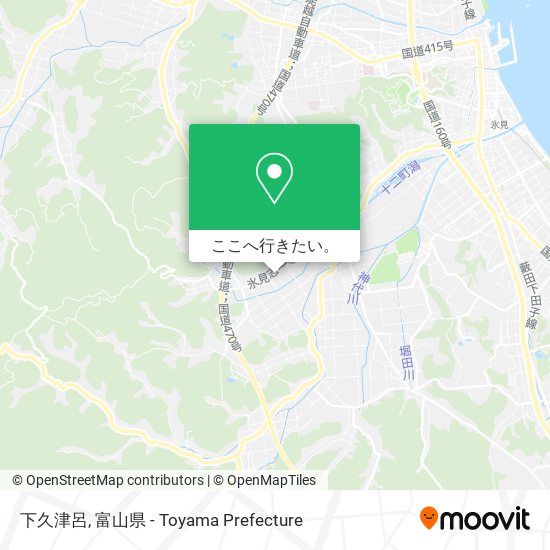 下久津呂地図