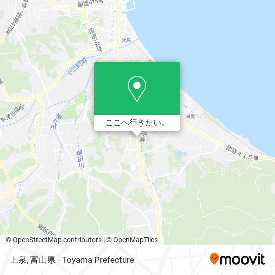 上泉地図