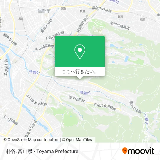 朴谷地図