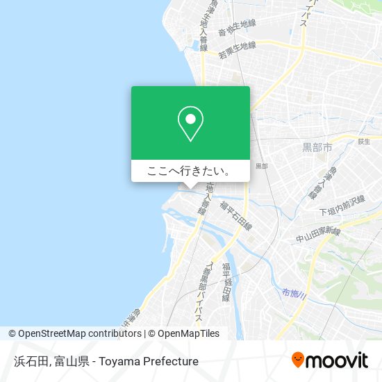 浜石田地図