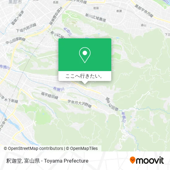 釈迦堂地図