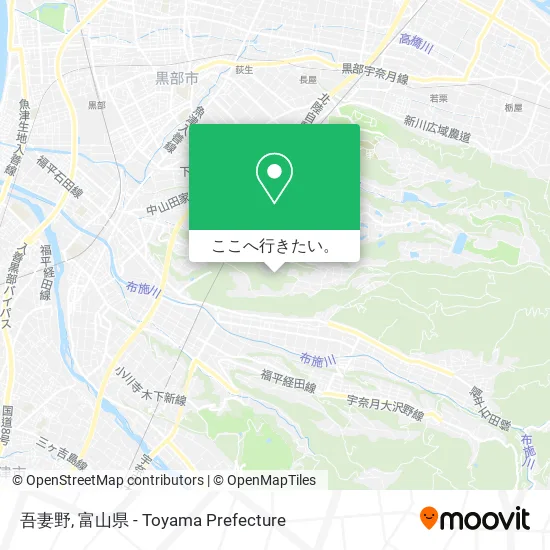 吾妻野地図