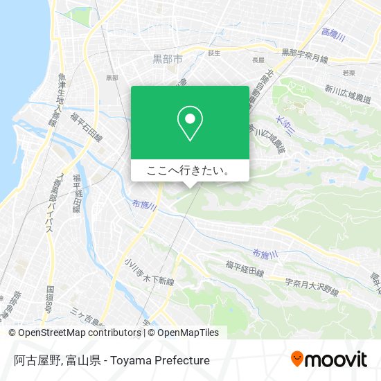 阿古屋野地図