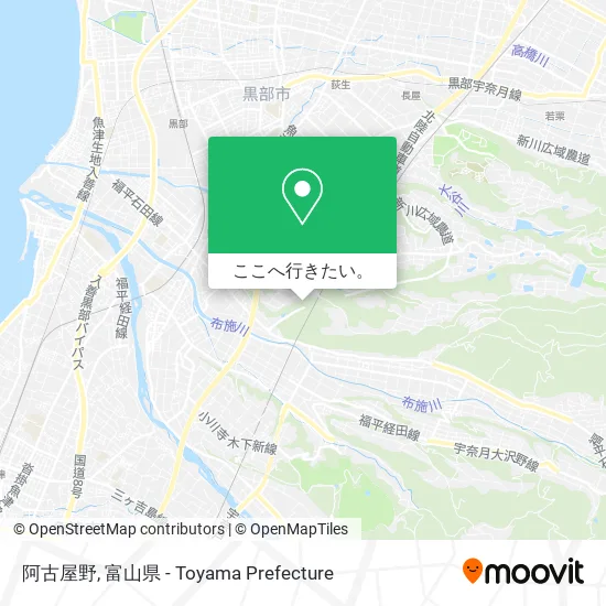 阿古屋野地図
