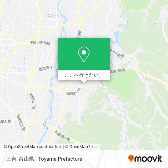 三合地図