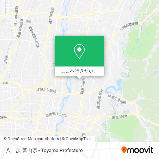 八十歩地図