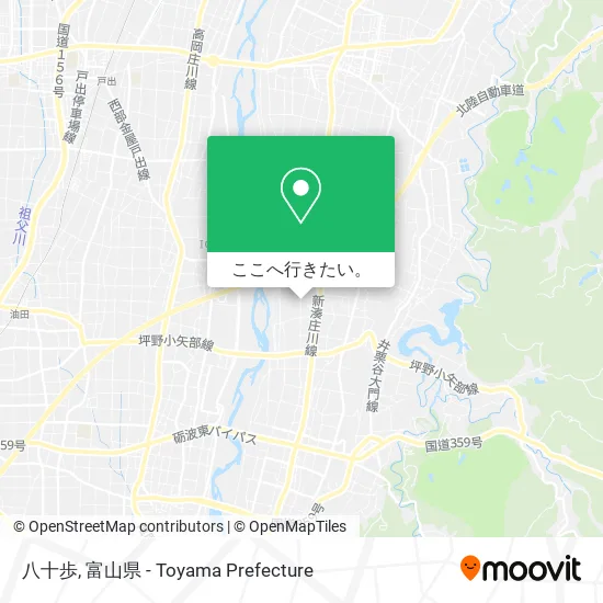 八十歩地図