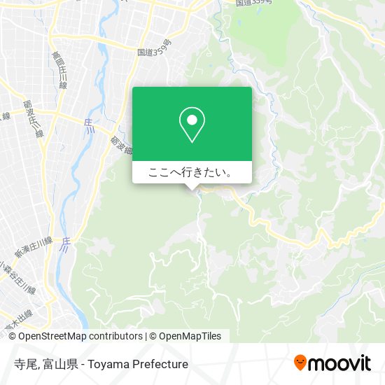 寺尾地図