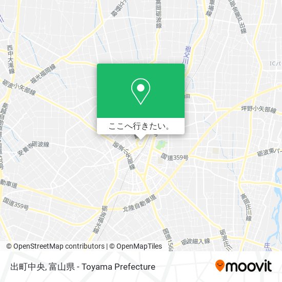 出町中央地図