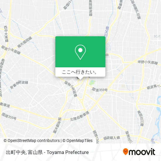 出町中央地図