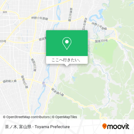 茶ノ木地図