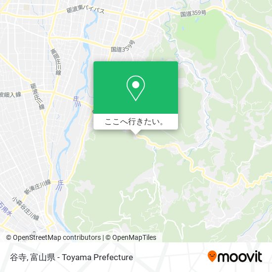 谷寺地図